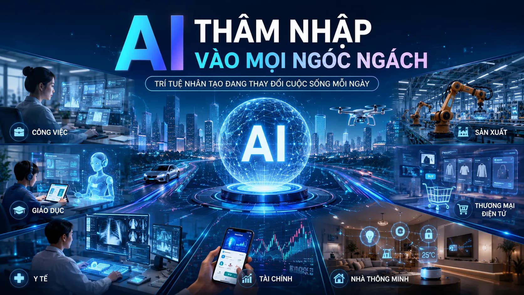 AI thâm nhập vào mọi ngóc ngách: Cuộc cách mạng đang diễn ra ngay trước mắt